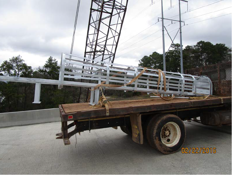This ladder will be used for access and inspection by DOTD personnel.