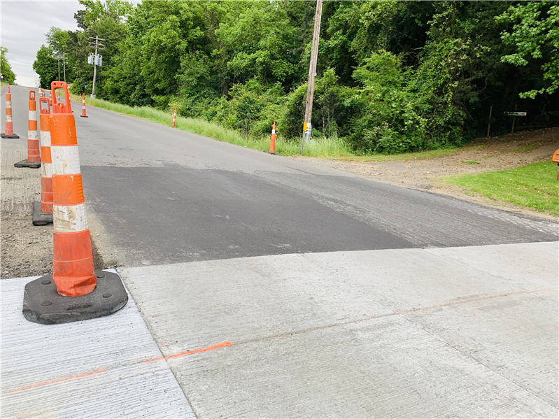 US 79 overlay and tree removal project